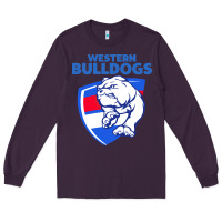 Plum western bulldogs Long Sleeve Tee - linhVisuals