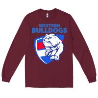 Burgundy western bulldogs Long Sleeve Tee - linhVisuals