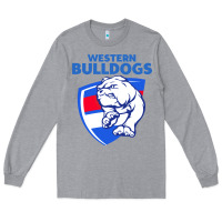 Heather Grey western bulldogs Long Sleeve Tee - linhVisuals