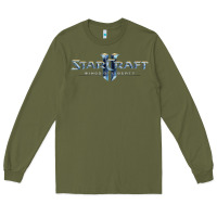 Army Green starcraft Long Sleeve Tee - linhVisuals