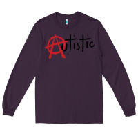 Plum autistic punk Long Sleeve Tee - linhVisuals