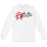 White autistic punk Long Sleeve Tee - linhVisuals