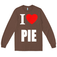 Retro Vintage Classic I Love Pie For Pie Lovers Cooks Chefs T Shirt Long Sleeve Tee | Teevron