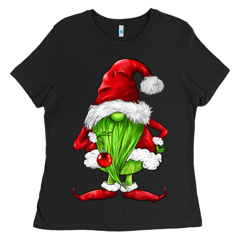 Green Christmas Gnomes Ladies Tee by FaDigitalArtStudio | Teevron