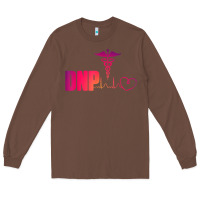 Chestnut dnp doctor of nursing practice heartbeat color rn nurse Long Sleeve Tee - linhVisuals