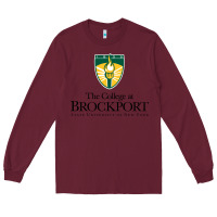 Burgundy SUNY Brockport College Long Sleeve Tee - linhVisuals