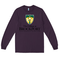 Plum SUNY Brockport College Long Sleeve Tee - linhVisuals