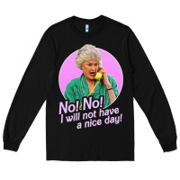 Black dorothy zbornak Long Sleeve Tee - linhVisuals