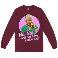 Burgundy dorothy zbornak Long Sleeve Tee - linhVisuals
