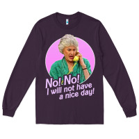 Plum dorothy zbornak Long Sleeve Tee - linhVisuals