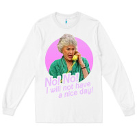 White dorothy zbornak Long Sleeve Tee - linhVisuals