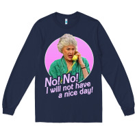 Navy dorothy zbornak Long Sleeve Tee - linhVisuals