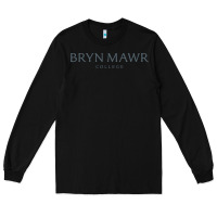Black Bryn Mawr College Long Sleeve Tee - linhVisuals