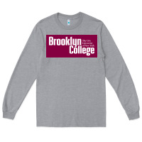Heather Grey Brooklyn College Long Sleeve Tee - linhVisuals