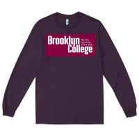 Plum Brooklyn College Long Sleeve Tee - linhVisuals