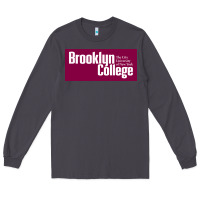Smoke Brooklyn College Long Sleeve Tee - linhVisuals
