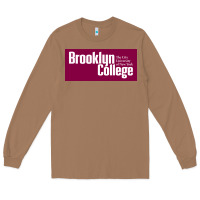 Toasted Coconut Brooklyn College Long Sleeve Tee - linhVisuals