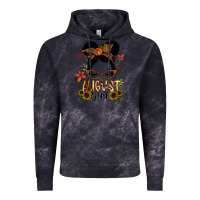 Cloud Black august girl Vintage Hoodie - SublimationCraftShop