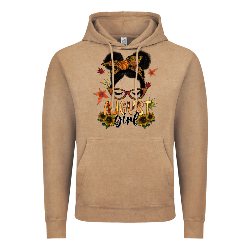 August Girl Vintage Hoodie by SublimationCraftShop | Teevron