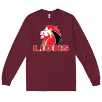 Burgundy lions rugby super league Long Sleeve Tee - linhVisuals