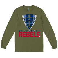 Army Green melbourne rebels rugby super league Long Sleeve Tee - linhVisuals