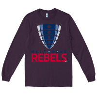 Plum melbourne rebels rugby super league Long Sleeve Tee - linhVisuals