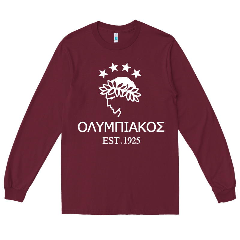 Olympiakos Greek Long Sleeve Tee by linhVisuals | Teevron