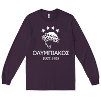 Plum olympiakos greek Long Sleeve Tee - linhVisuals