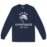 Navy olympiakos greek Long Sleeve Tee - linhVisuals