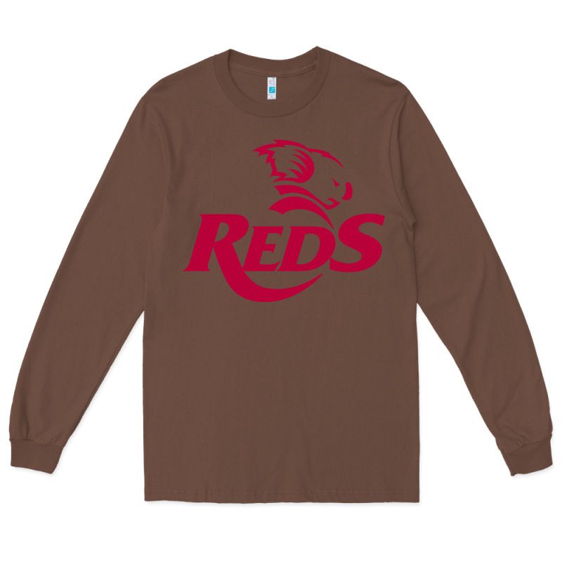 Queensland Reds Rugby Super League Long Sleeve Tee by linhVisuals | Teevron