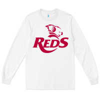 White queensland reds rugby super league Long Sleeve Tee - linhVisuals