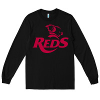 Black queensland reds rugby super league Long Sleeve Tee - linhVisuals