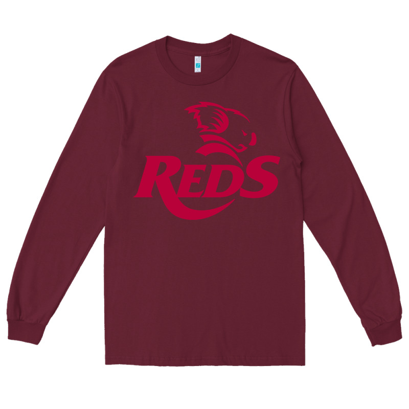 Queensland Reds Rugby Super League Long Sleeve Tee by linhVisuals | Teevron