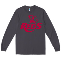 Smoke queensland reds rugby super league Long Sleeve Tee - linhVisuals
