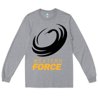 Heather Grey western force rugby super league Long Sleeve Tee - linhVisuals