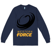 Navy western force rugby super league Long Sleeve Tee - linhVisuals