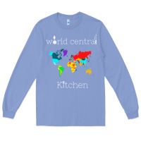 Colony Blue world central kitchen Long Sleeve Tee - linhVisuals