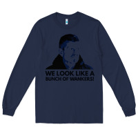 Navy an unimpressed guenther steiner Long Sleeve Tee - linhVisuals