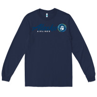 Navy alaska eskimo Long Sleeve Tee - linhVisuals