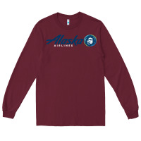 Burgundy alaska eskimo Long Sleeve Tee - linhVisuals