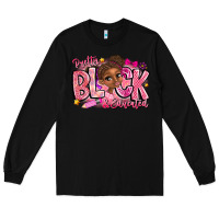 Black Pretty Black Educated Long Sleeve Tee - CowhideDigitalArt