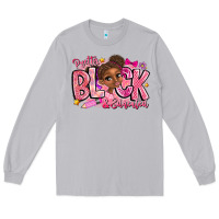 Moon Dust Pretty Black Educated Long Sleeve Tee - CowhideDigitalArt