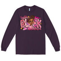 Plum Pretty Black Educated Long Sleeve Tee - CowhideDigitalArt