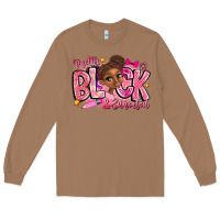 Toasted Coconut Pretty Black Educated Long Sleeve Tee - CowhideDigitalArt