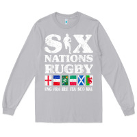 Moon Dust rugby 6 nations england france ireland italy scotland wales t shirt Long Sleeve Tee - linhVisuals