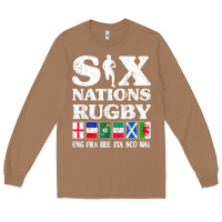 Toasted Coconut rugby 6 nations england france ireland italy scotland wales t shirt Long Sleeve Tee - linhVisuals