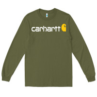 Army Green carhartt Long Sleeve Tee - linhVisuals