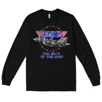 Black top gun the best of the best Long Sleeve Tee - linhVisuals