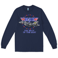 Navy top gun the best of the best Long Sleeve Tee - linhVisuals