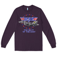 Plum top gun the best of the best Long Sleeve Tee - linhVisuals